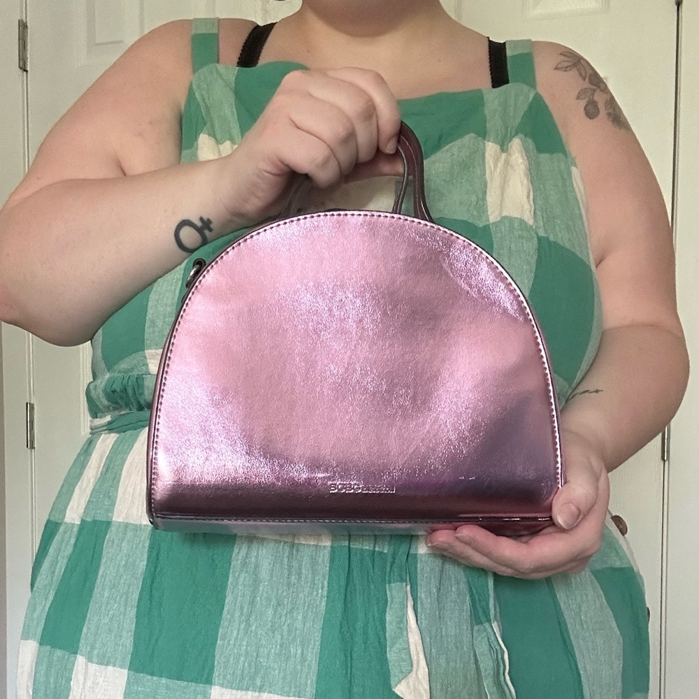 BCBGMaxAzria Metallic Pink Handbag